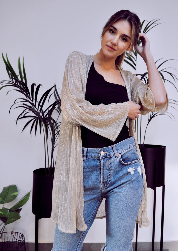 Kimono Midi | Dorado